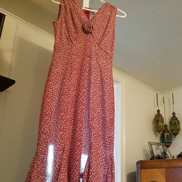 VINTAGE 90S SHEER 1930S INSPIRED MERMAID DRESS - Picture 3 of 12